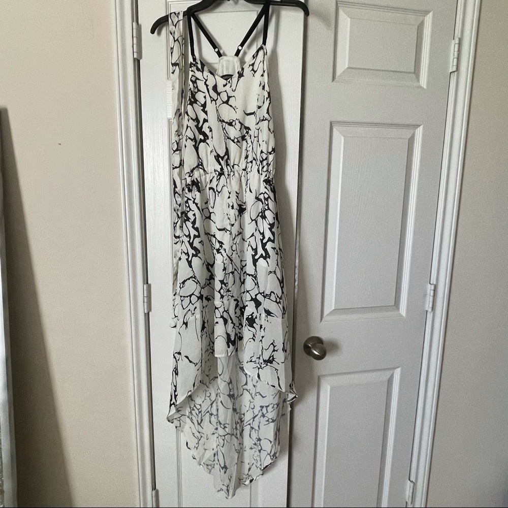 Haoduoyi Women’s Sleeveless Asymmetrical Mermaid Dress w/Belt  Sz M